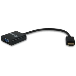 Αντάπτορας HDMI Equip to VGA with Audio black