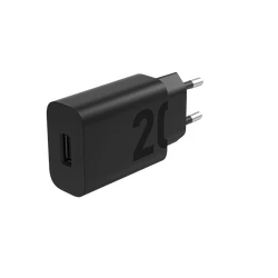 Lenovo Φορτιστής Τοίχου USB-A 20W Quick Charge 3.0 (ZG38C07909) - Μαύρο