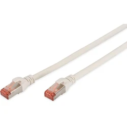 Καλώδιο Δικτύου Digitus Cat6 S/FTP 2xRJ45 0.5m White lever protection