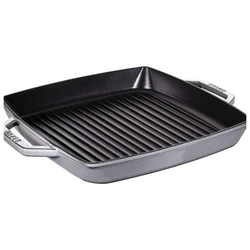 Γκριλιέρα Staub grill pan induction squared 33cm Graphite Grey