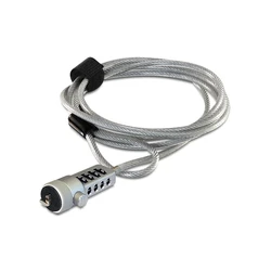Κλειδαριά Laptop Navilock with combination lock 1.80m silver
