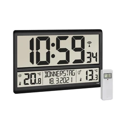 Θερμόμετρο - Υγρασιόμετρο TFA 60.4521.01 XL Radio Clock with Indoor/Outdoor Temperature