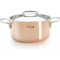 Κατσαρόλα De Buyer Prima Matera Saucepot copper/steel 20 cm induction