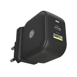Φορτιστής Πρίζας Icy Box IB-PS106-PD - USB Typ A, 24 pin USB-C - 38 Watt