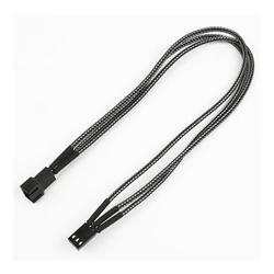 Καλώδιο Nanoxia 3-Pin extension, 30 cm, Single, Black