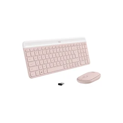 Σετ Πληκτρολόγιο & Ποντίκι Ασύρματο Logitech MK470 SLIM ROSE