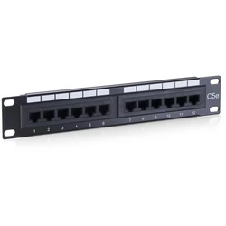 Patch Panel Equip 12x RJ45 Cat5e 10" 1HE ISDN