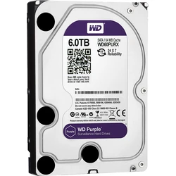 Western Digital Purple Surveillance 6TB HDD Σκληρός Δίσκος 3.5" SATA III 5400rpm με 64MB Cache για Καταγραφικό WD60PURX
