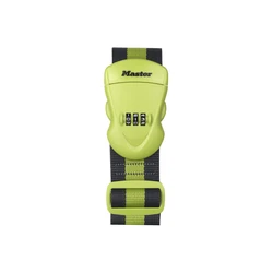MASTER LOCK Gepäckgurt με συνδυαστική κλειδαριά 3-ψηφίων, 190x6,5x4,8 cm (μοντέλο 4701EURDGRN)