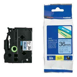 Ταινία Ετικετογράφου Brother P-Touch TZe-561 - 36mm x 8m - Black on Blue