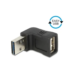 Αντάπτορας USB Delock A to A male / female angled Easy