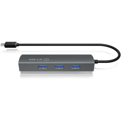 USB Hub 3-Port IcyBox USB 3.0 IB-HUB1406-C aluminum housing