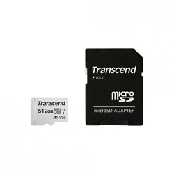 Κάρτα Μνήμης microSDXC 512GB Transcend 300S-A Class 10 UHS-I U3 V30 A1