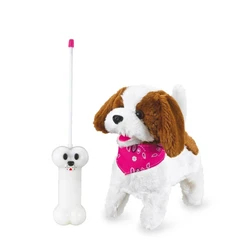 Τηλεκατευθυνόμενο Jamara plush dog Lucky RC white / brown 27MHz