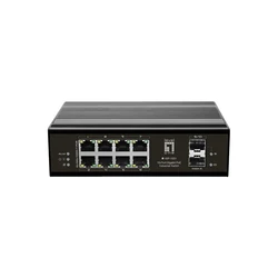 Network Switch LevelOne 10Port Gigabit PoE DIN-Rail,-40°C to 75°C