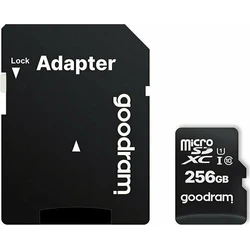 Κάρτα Μνήμης microSDXC 256GB GOODRAM Class 10 UHS-I + adapter