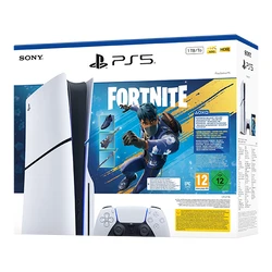 Κονσόλα Sony Playstation 5 Slim Disc Edition 1Tb + Fortnite: Flowering Chaos - White