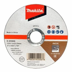 Δίσκοι Κοπής Makita D-65969-12 cutting disc 125x1,2mm INOX