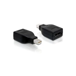 Αντάπτορας MiniDisplayPort Delock -> DP M/F black