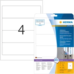Ετικέτες Herma file labels A4 White 192x61 mm removable opaque 100 pcs.