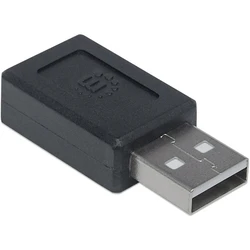 Αντάπτορας USB Manhattan 2.0 Typ C-female to A-male