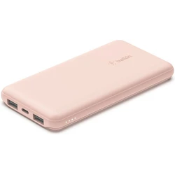 Powerbank Belkin 10.000mAh pink 15W+USB-A/C Kab. 15cm BPB011btRG