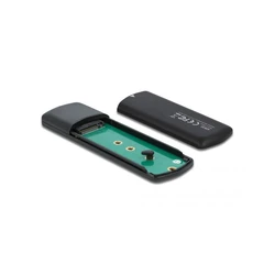 Θήκη Σκληρού Δίσκου M.2 Delock Ext USB Typ-C Combo NVMe PCIe SATA SSD wf