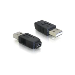 Αντάπτορας USB Delock A to micro A+B male / female