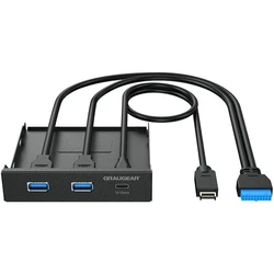 Front Panel GrauGear USB-HUB Multi USB 3.2 Gen2 Type-C retail