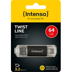USB Flash 64GB Intenso Twist Line Type-C 3.2