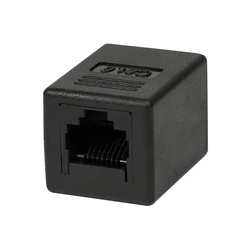 Βύσμα Δικτύου Logilink connector 1:1 2x RJ45 Cat.6 UTP, Black