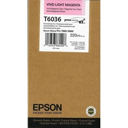Μελάνι Epson vivid light magenta T 603 220 ml T 6036