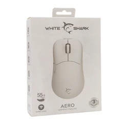 Ποντίκι Gaming White SharkAero Wgm-5015 5000dpi-10000dpi Via Software White