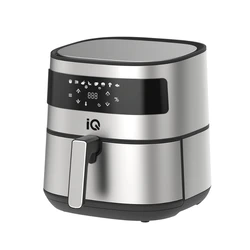 Air Fryer IQ Af-001 Με Αποσπώμενο Κάδο Xl 6,4lt Inox