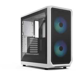 Κουτί Η/Υ Fractal Design Focus 2 RGB White TG Clear Tint