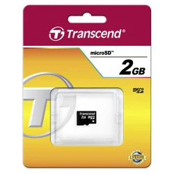 Κάρτα Μνήμης microSD Transcend 2GB