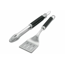 Σετ Εργαλείων BBQ Weber Grill Cutlery Precision 2 pcs Stainless Steel black