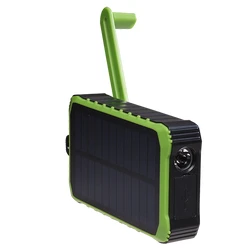 Powerbank Denver Solar PSO-10012 10000mAh + Hand Crank Dynamo