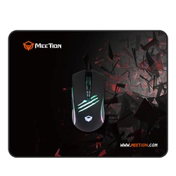 Gaming Ποντίκι Meetion MT-C011 Σέτ Ενσύρματο και Mouse Pad