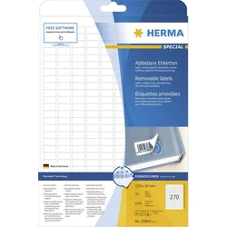 Ετικέτες Herma Removable 17,8x10 25 Sh. DIN A4 6750 pcs. 10000