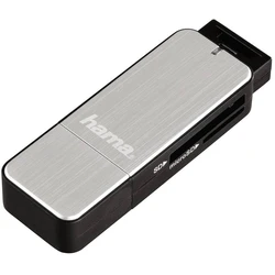 Card Reader Hama USB 3.0 Multi SD/microSD Alu black/silver