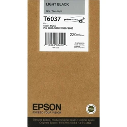 Μελάνι Epson light black T 603 220 ml T 6037