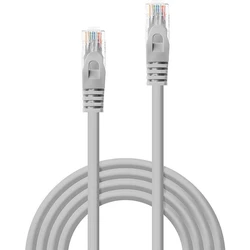 Καλώδιο Δικτύου Lindy Cat5e U/UTP Gray 1.00m