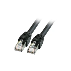 Καλώδιο Δικτύου EFB RJ45 S/FTP, Cat.8.1,BC, LSZH, 10m, Black