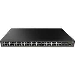 Network Switch LevelOne 48x GE GEL-5271 4xGSFP 19"