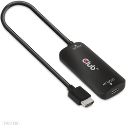 Αντάπτορας HDMI Club 3D + MicroUSB > USB-C 4K120Hz M/F