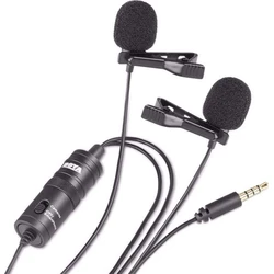 Mικρόφωνο BOYA BY-M1DM Dual Omni Directional Lavalier