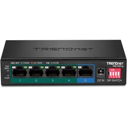 Network Switch Trendnet 5-Port Gbit PoE+ 60W