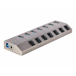 USB Hub StarTech 7-Port Self-Powered USB-C with Individual On/Off