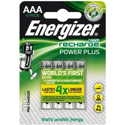 Επαναφορτιζόμενες Μπαταρίες Energizer -AAA HR03 Micro 700mAh 4St.